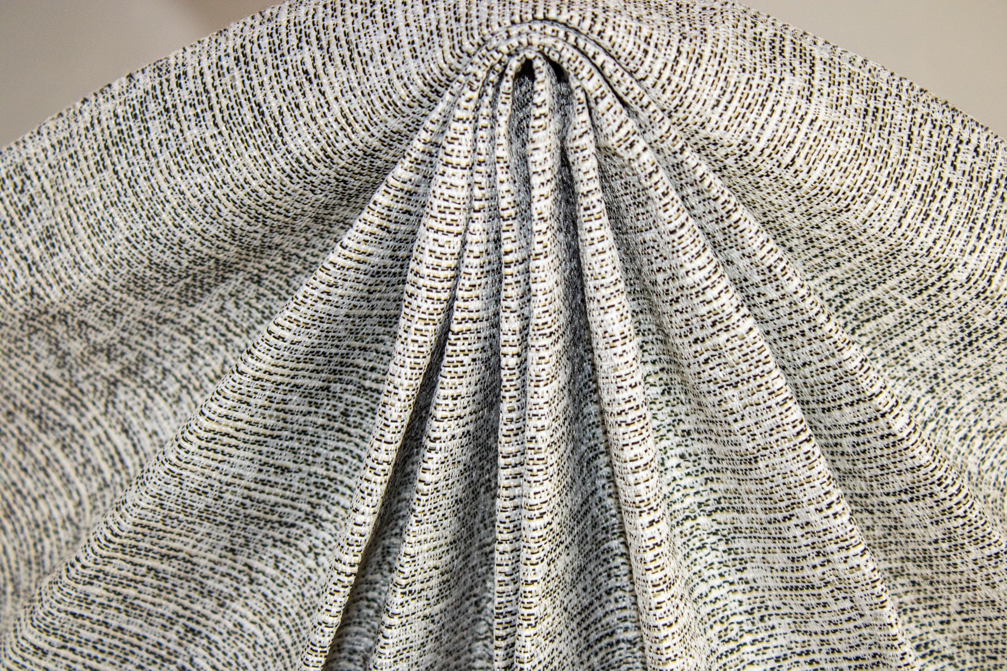 Draped upholstery fabrics